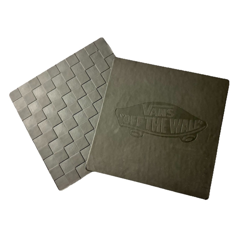 VANS Family Coasters Faux Leather Checkerboard Black VN0009M8NOA - Black‎